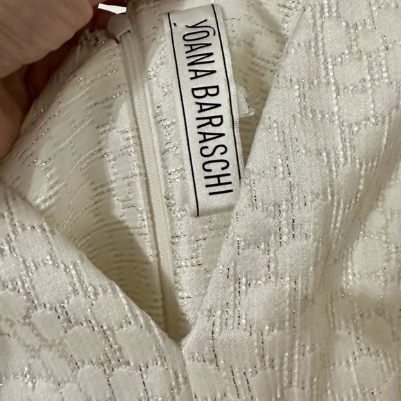 BHLDN Yoana Baraschi Metallic White Mini Dress - Picture 6 of 6